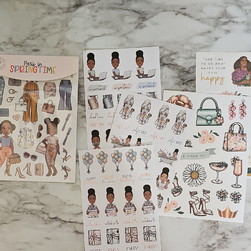 Springtime Planner Sticker Set